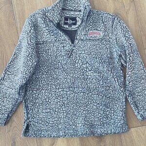 Georgia M Fuzzy 1/4 Zip Sherpa Pullover